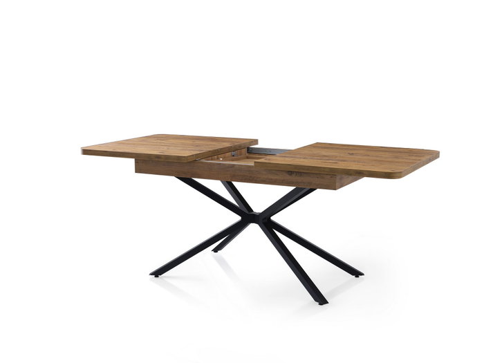 Hanah Home Mesa de Comedor Extensible Marrón